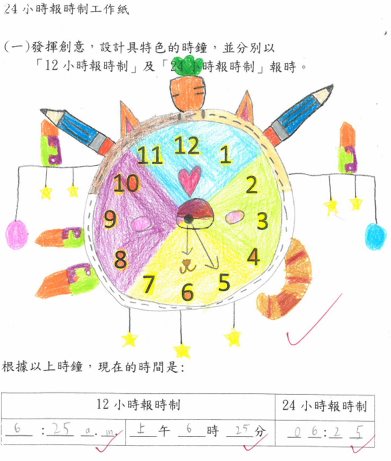 3A 陳芊卉 - 時鐘的設計