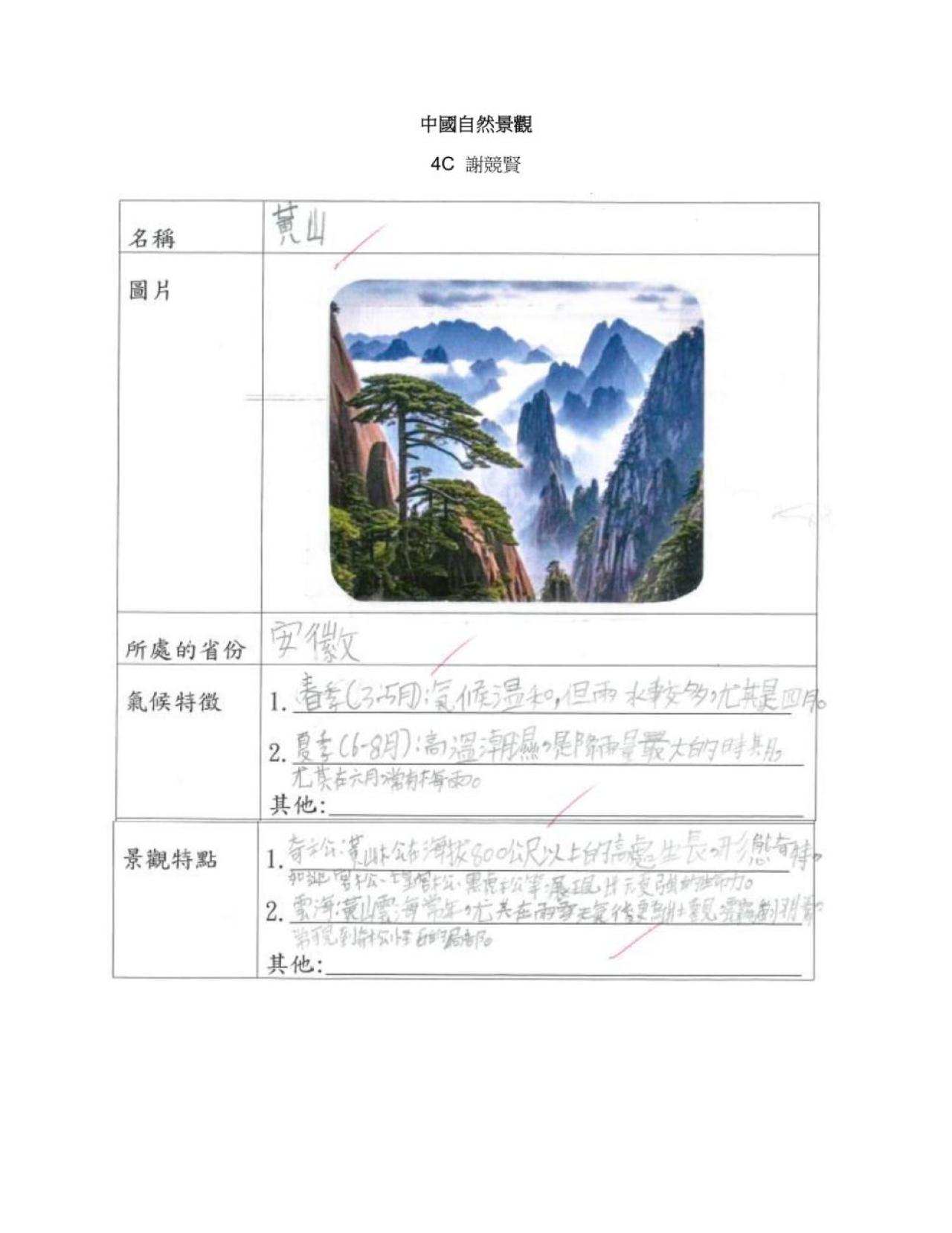 4C 謝競賢 中國自然景觀作品
