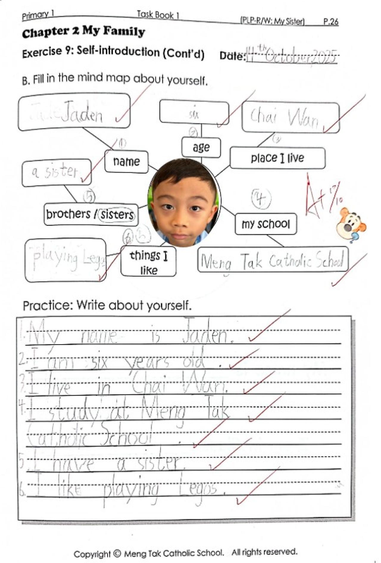 1B Luk Tsz Long Jaden Self introduction